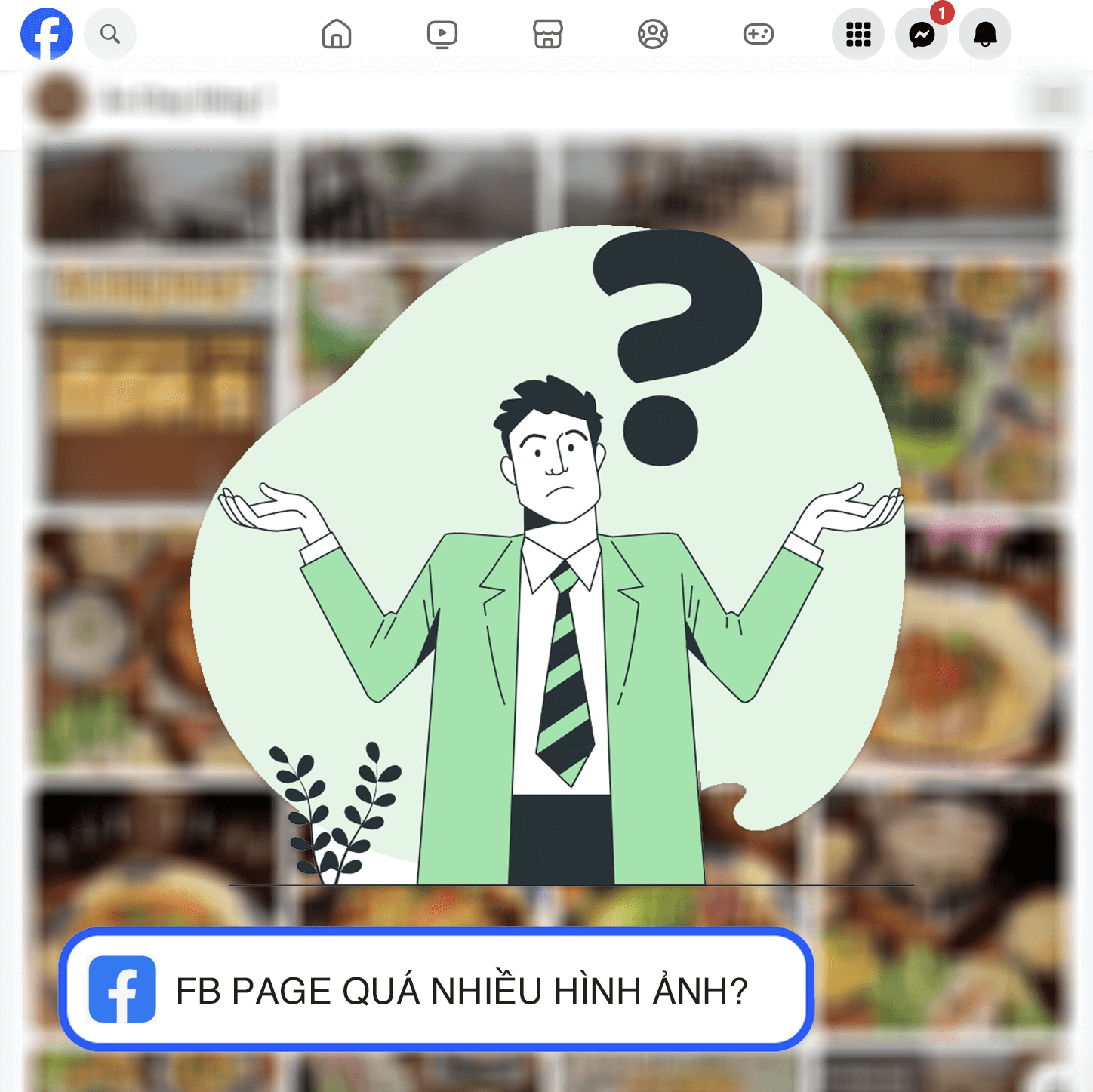 Khách hàng khó tìm thấy menu